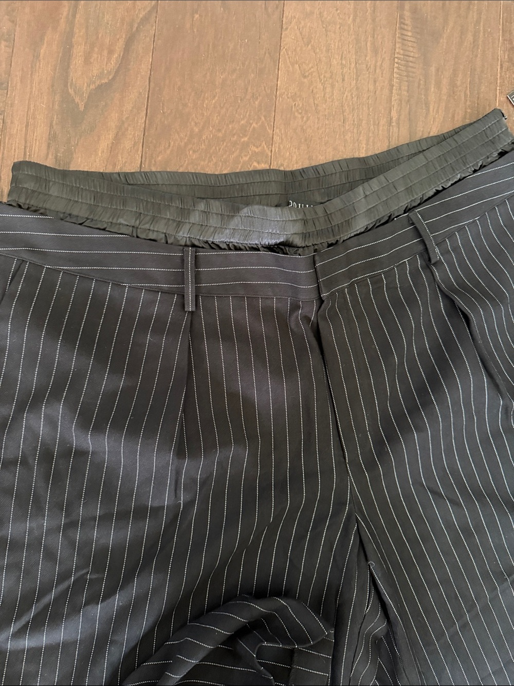Eloquii Black Pinstripe Suit Vest and Pants Set. sz 22 - Picture 7 of 17